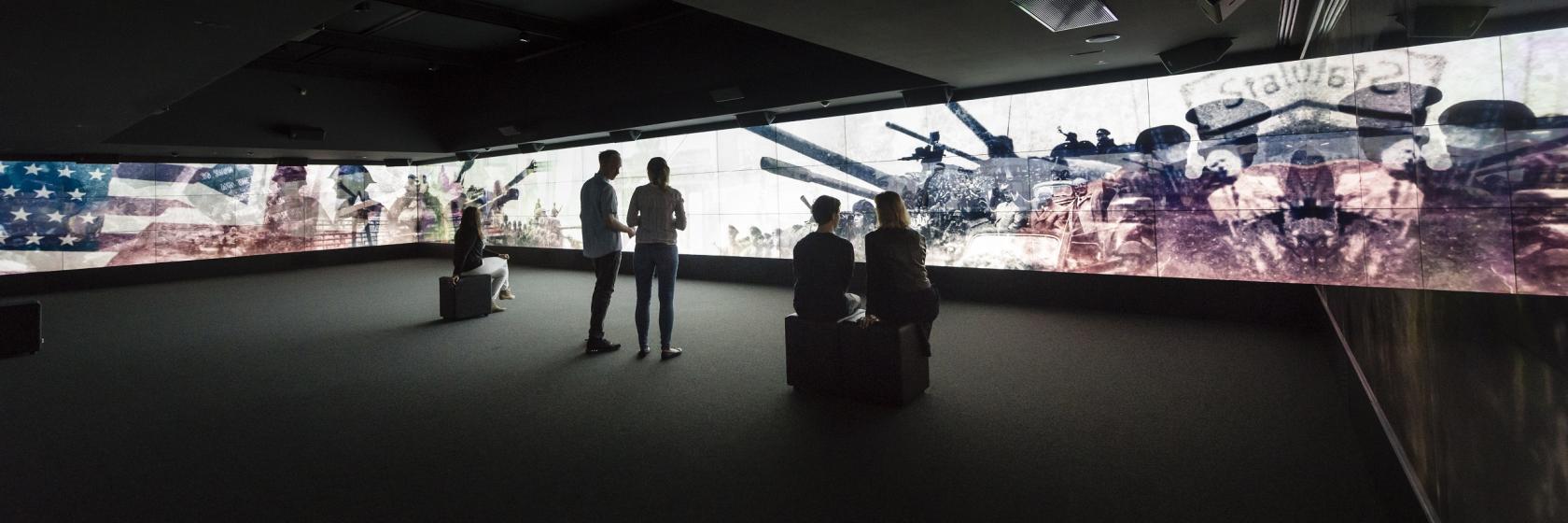 Immersive projection showing