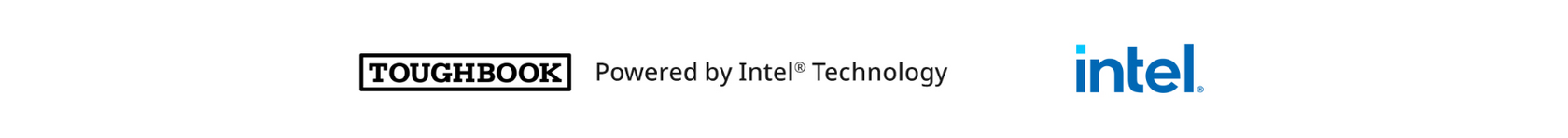 Toughbook and Intel partner logos