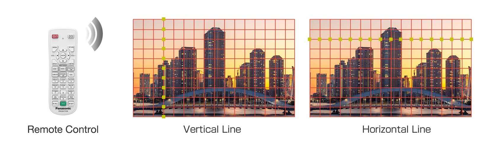 Precise Line Adjustment via Grid Function