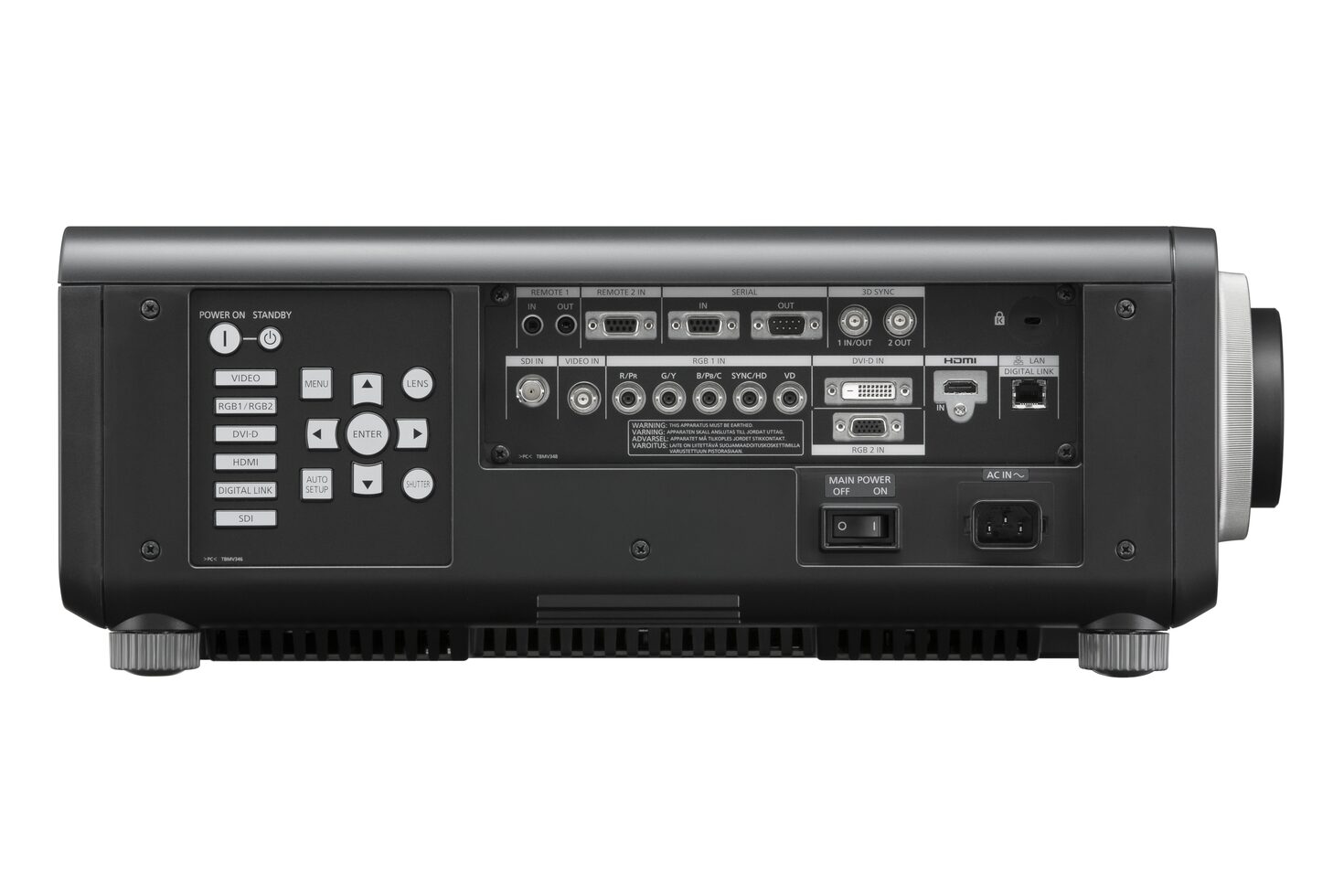 PT-DZ870K Side View Hi-res