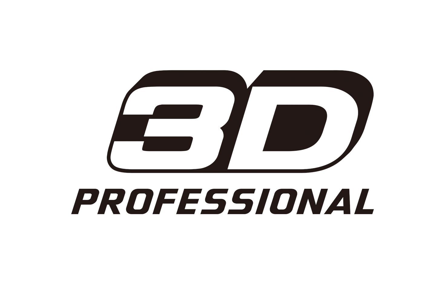 3D PROFESSIONAL logo white