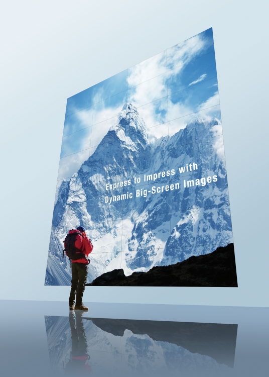 Installation images: Video Wall PNG (English)