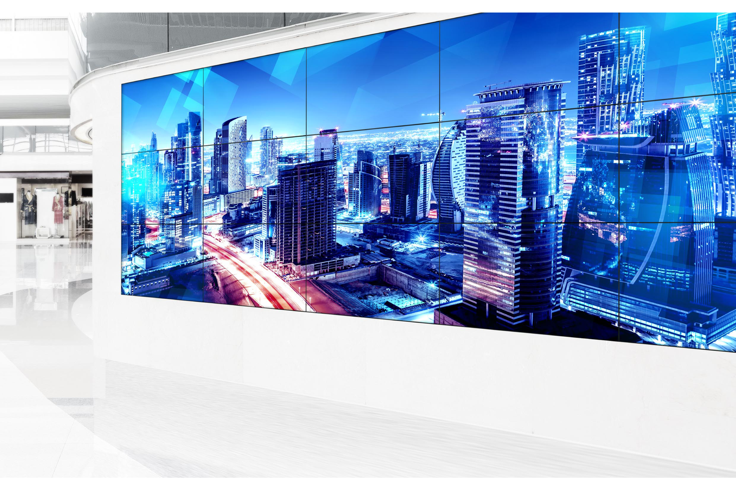 Installation images: Video Wall PNG (English)