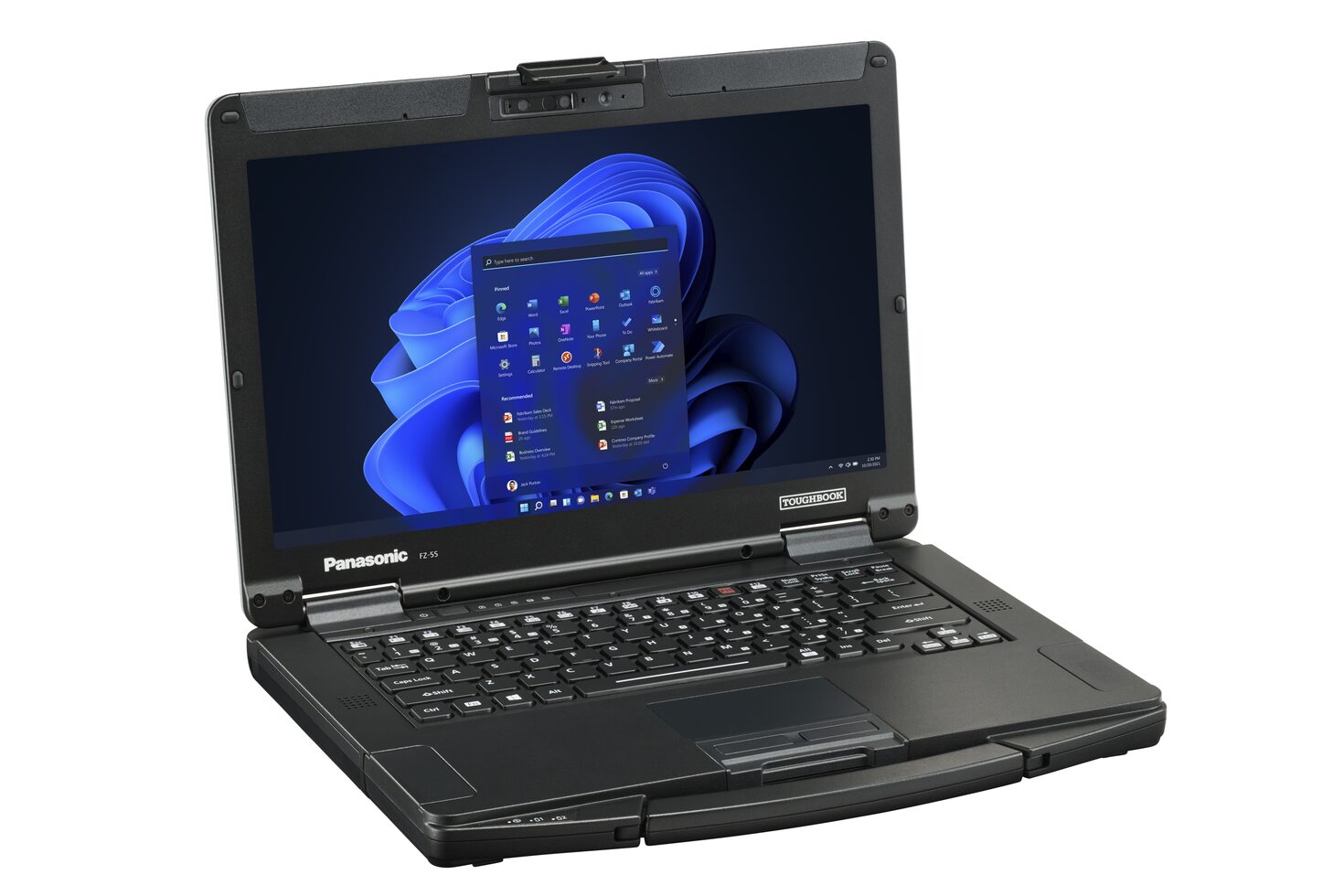 TOUGHBOOK 55 Front Left WithCamMic Ss Win11