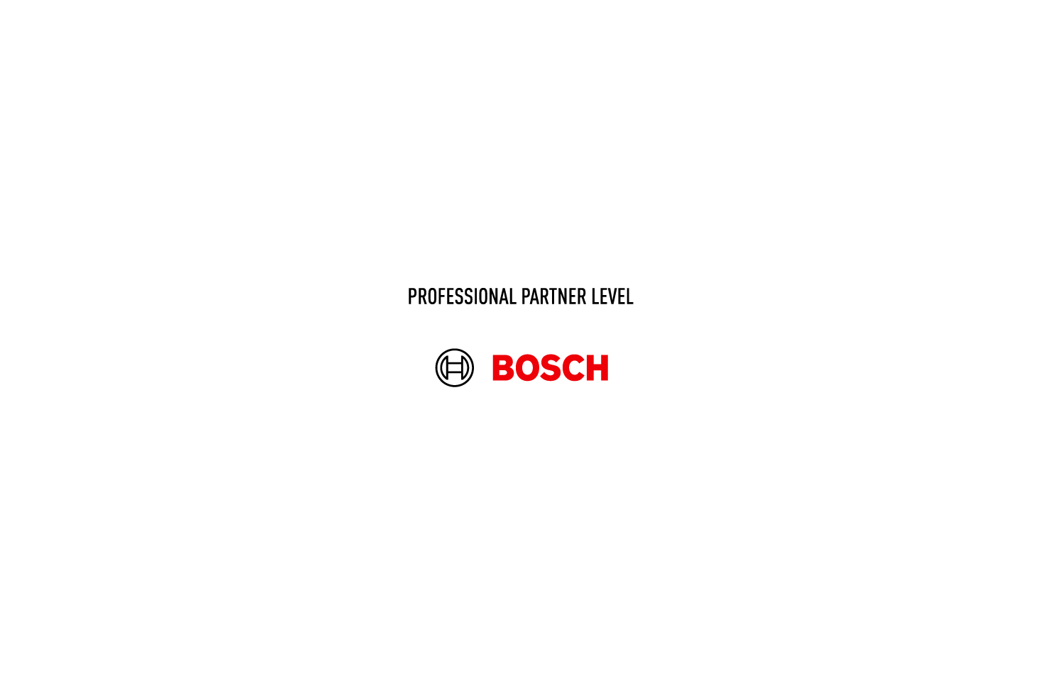 Panasonic Bosch Partner Logo White