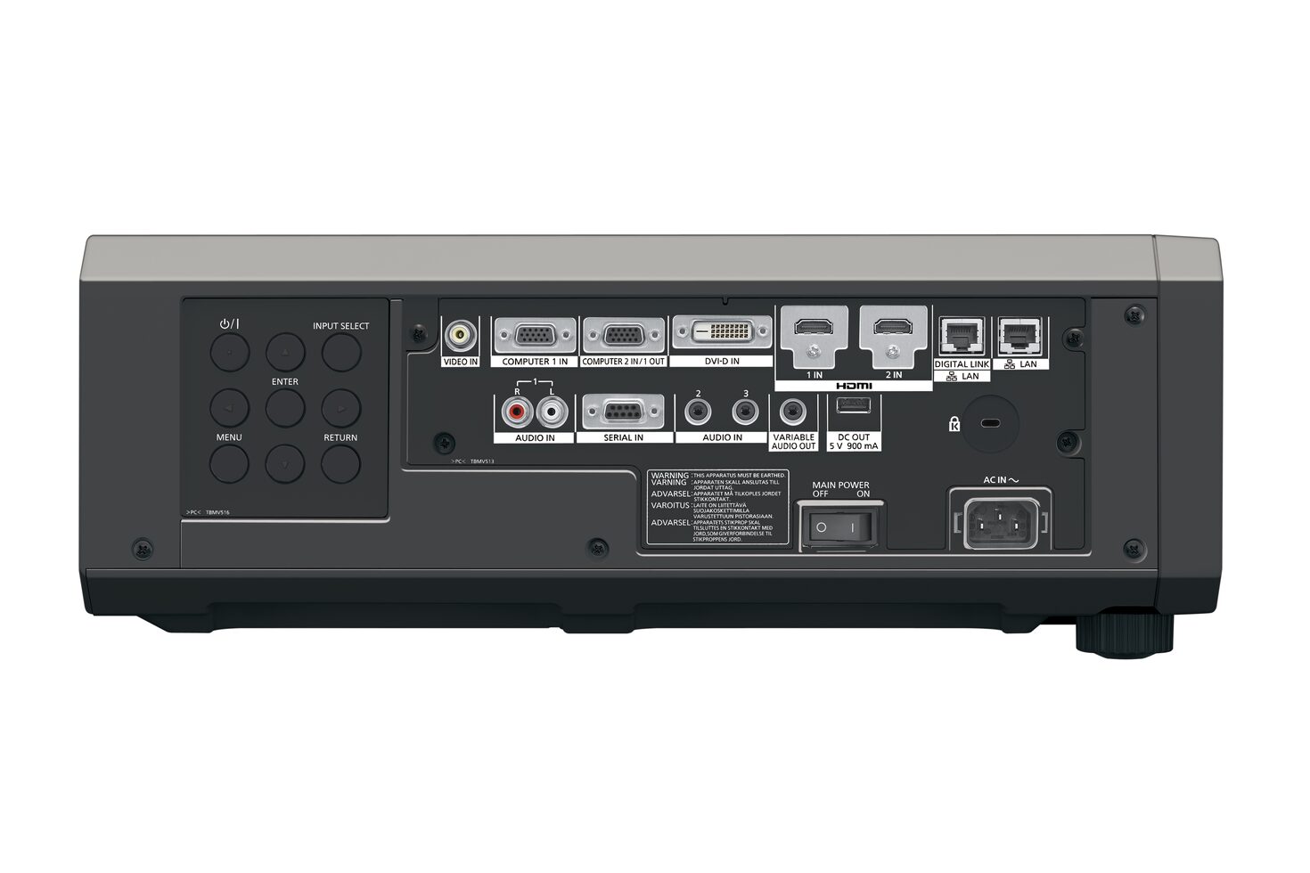 PT-RZ570B Side Control High-res