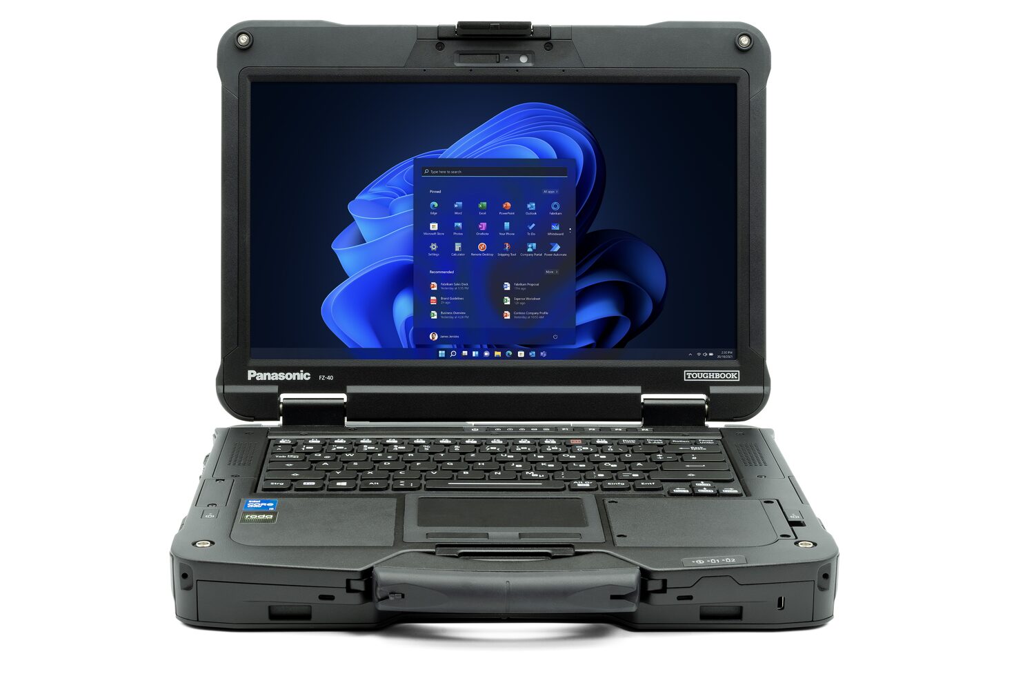 TOUGHBOOK 40 Front Open Shadow