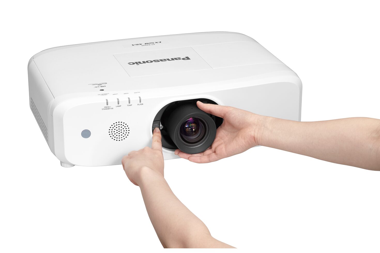 PT-EX520 Lens replacement High-res