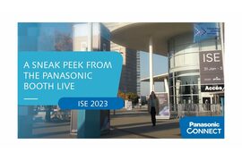 A Sneak Peek from the Panasonic Booth Live @ ISE 2023 - Video Cover