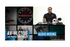 AV-HLC100 Live Production Center - Audio Inputs/Outputs & Mixing - Video Cover