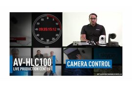 AV-HLC100 Live Production Center: Configuring & Using PTZ Controls - Video Cover