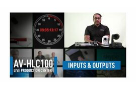 AV-HLC100 Live Production Center - Inputs & Outputs - Video Cover