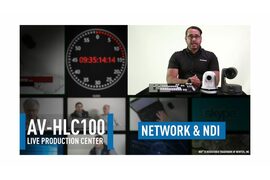 AV-HLC100 Live Production Center: Network Configuration & NDI® Setup - Video Cover