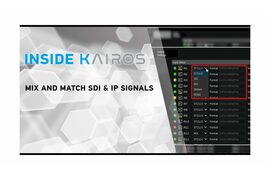 How to mix and match SDI and IP signals with KAIROS | Panasonic Broadcast & ProAV - Video Cover
