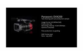 Test shooting with the Panasonic DVX200 4K camcorder - Video Cover