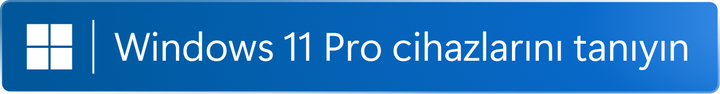 Get to know Windows 11 Pro Button (Turkish)