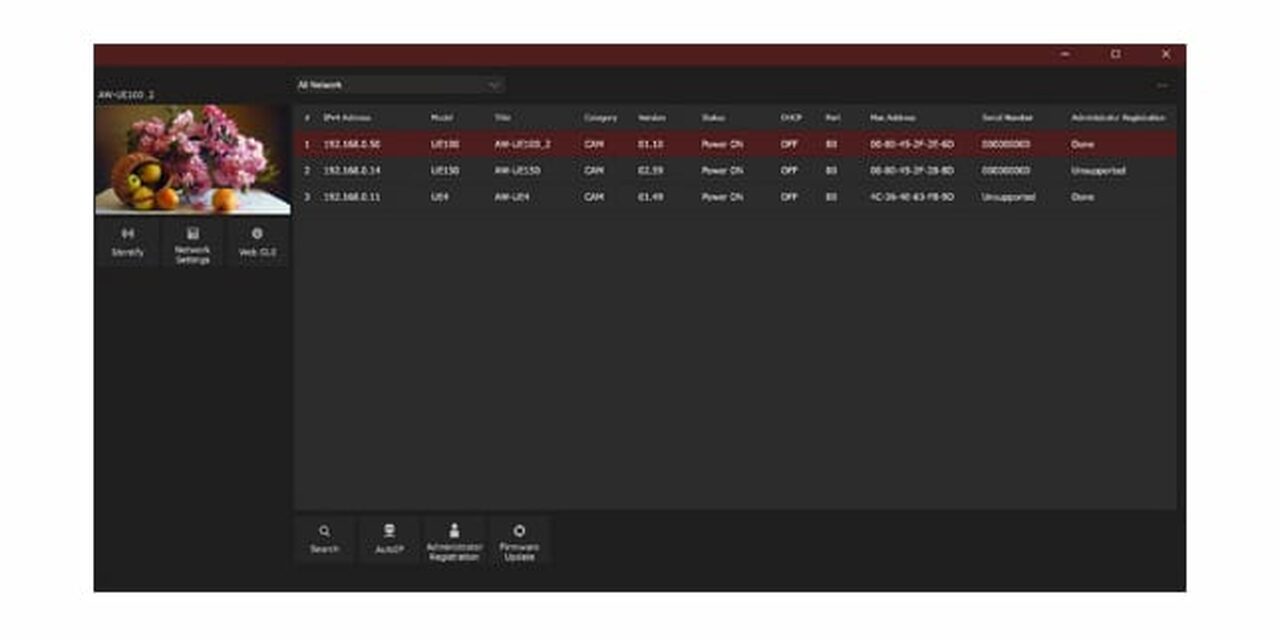 Panasonic easy ip sales setup software